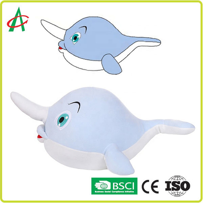 30cm Plush Dolphin Stuffed Animal With CE Compliance