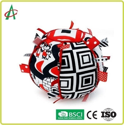 Jingle Bell Ribbon Tag Ball 7 Inches Surface Bisa Dicuci