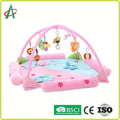 L68cm Washable Baby Play Mat Dengan Mainan Mini Persetujuan ISO9001