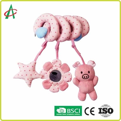 Mainan Spiral Pram 20cm yang Baru Lahir Dengan Rattle Dan BB Squeaky