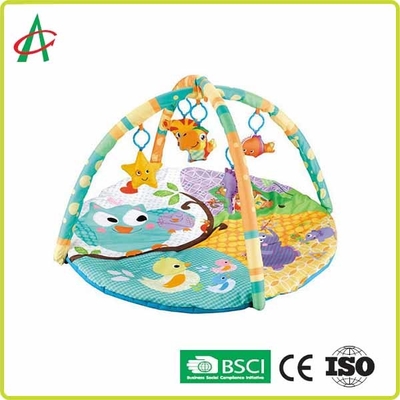 100% Polyester Bisa Dicuci Portabel Bayi Aktivitas Bermain Gym Mat Bayi Balita