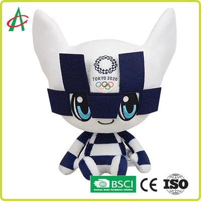 Mainan Mewah Maskot Olimpiade Tokyo 2021 ASTM yang Dapat Dicuci