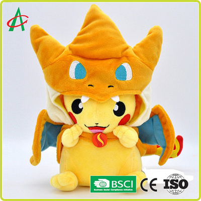CPSIA Super Soft PP Cotton Filled Pikachu Action Figure