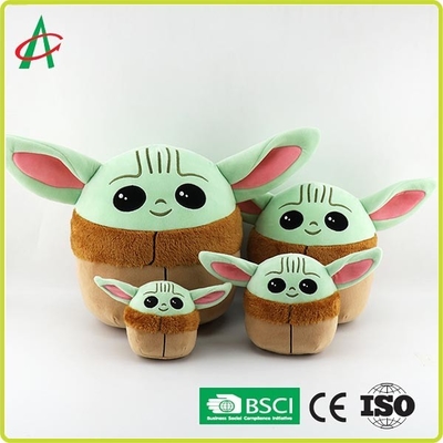 10 13 20 26cm Tinggi PP Cotton Stuffing Yoda Plush Toy Untuk Anak-Anak