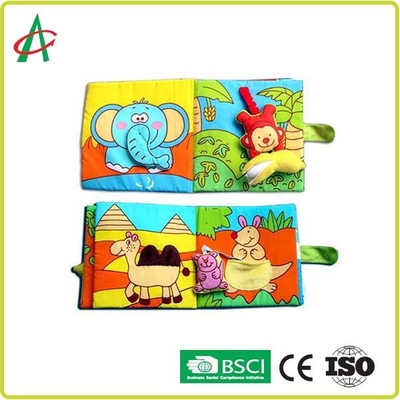 Buku Lembut 20cmx20cm Untuk Bayi Desain 3D Kain Katun Lembut