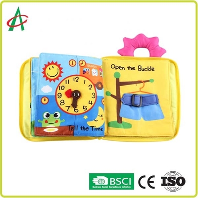 Buku Kain Lembut Poliester 20x20cm Untuk Bayi ASTM Standard