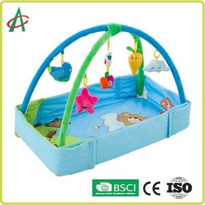Matras Bermain Bayi Lipat 76cm Multi Warna Dengan Boneka Lucu
