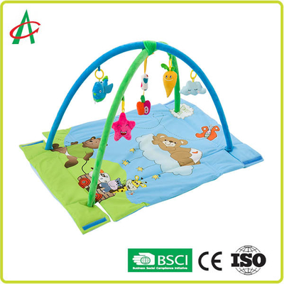 Matras Bermain Bayi Lipat 76cm Multi Warna Dengan Boneka Lucu