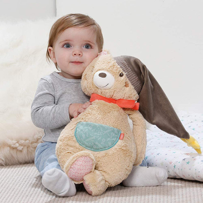 SNAS Soft Toy Bear Warna Cerah 44x24x13cm Untuk Usia 0-4 Tahun