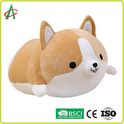 Bantal Mainan Mewah Anjing 20 Inci 100 PP Kapas Mengisi Kain Premium