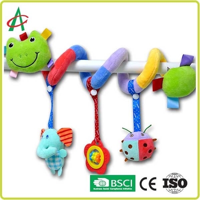 35cmx18cm Elephant Spiral Pram Toy Tidak Beracun Untuk Bayi