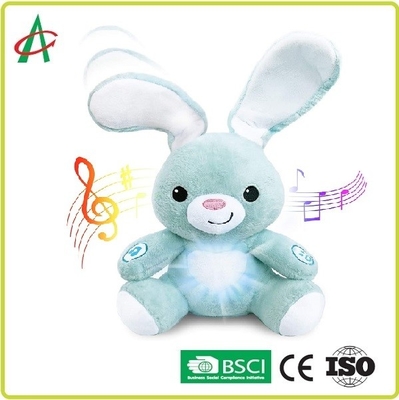 Mainan Mewah Musik Peek A Boo, Bernyanyi Mainan Lembut 11x7,5x6,5 ”