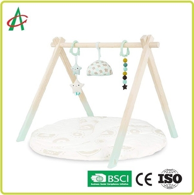 24,8 Inch Washable Baby Play Mat Sertifikasi CE BSCI dengan mainan gantung