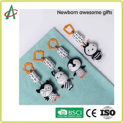 Boks Mainan Gantung Stroller, 9.45 inci Baby Ring Rattle