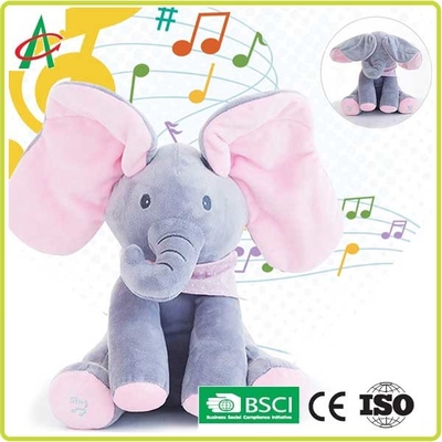 CPSIA Safety Standard Musical Plush Toys, 25cm Baby Musical Elephant