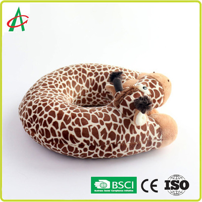 Angelber 30cm U Bentuk Bantal Leher Jerapah Lucu Kartun untuk perjalanan