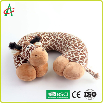 Angelber 30cm U Bentuk Bantal Leher Jerapah Lucu Kartun untuk perjalanan
