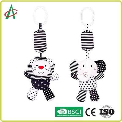 19CM Baby Hanging Rattle Toys, OEM Stroller Toys For Baby