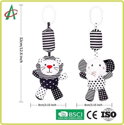 19CM Baby Hanging Rattle Toys, OEM Stroller Toys For Baby