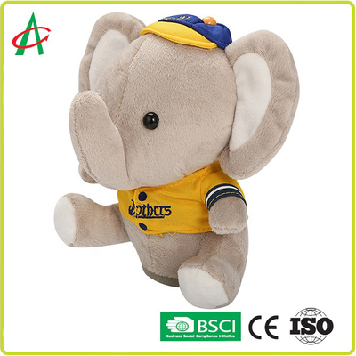 Mainan Mewah Musik 20cm, CPSIA Peek A Boo Singing Elephant