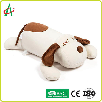 Soft Spandex Plush Toys Bantal Bantal Berbentuk Anjing Dalam Ukuran 17,5 X 9 Inch