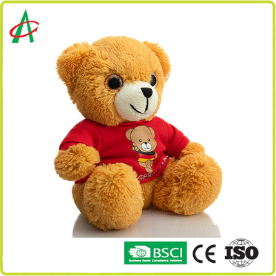 28cm T Shirt Plush Teddy Bear untuk Hadiah Liburan Mainan Bayi