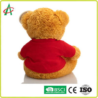 28cm T Shirt Plush Teddy Bear untuk Hadiah Liburan Mainan Bayi