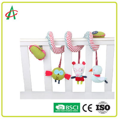 Kursi Mobil Bayi Mainan Spiral 40X28CM 100% Katun PP Segar