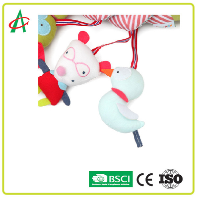 Kursi Mobil Bayi Mainan Spiral 40X28CM 100% Katun PP Segar