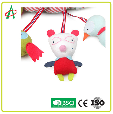 Kursi Mobil Bayi Mainan Spiral 40X28CM 100% Katun PP Segar