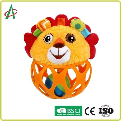 Food Grade L14cm Baby Plush Rattle Tangan Latihan Gerakan Halus