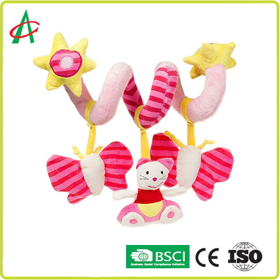 35x18cm Spiral Pram Toy, CE Baby Doll Car Seat Dan Stroller