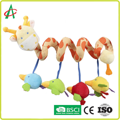 35x18cm Spiral Pram Toy, CE Baby Doll Car Seat Dan Stroller