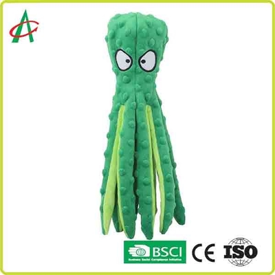 32cm * 8cm Indestructible Pet Plush Toy Chew Proof Bordir Eyes