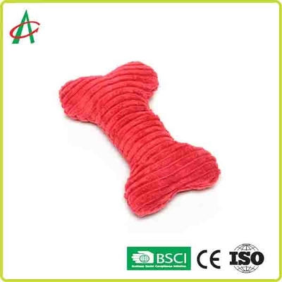 Squeaker Plush Dog Bone Toy