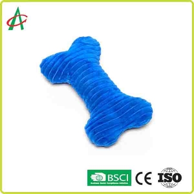 Squeaker Plush Dog Bone Toy