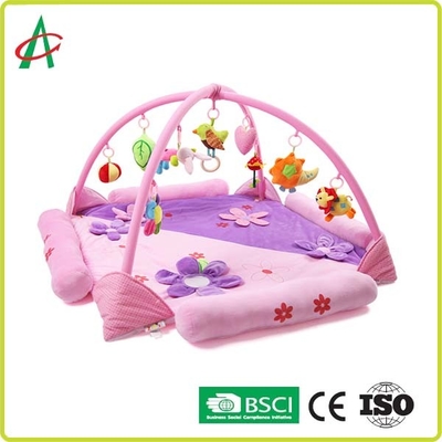 L68cm Washable Baby Play Mat Dengan Mainan Mini Persetujuan ISO9001