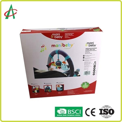 L67cm Spiral Pram Mainan Kereta Dorong Bayi Kereta Dorong Dengan BB Squeaker