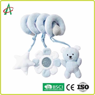 Mainan Spiral Pram 20cm yang Baru Lahir Dengan Rattle Dan BB Squeaky