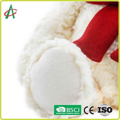 Huggable 25cm Plush Teddy Bear Dengan Topi Natal