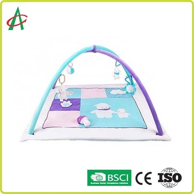 100% Polyester Bisa Dicuci Portabel Bayi Aktivitas Bermain Gym Mat Bayi Balita