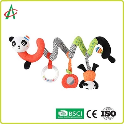 BSCI Baby Panda Plush Spiral Toy Dengan Cermin Disesuaikan