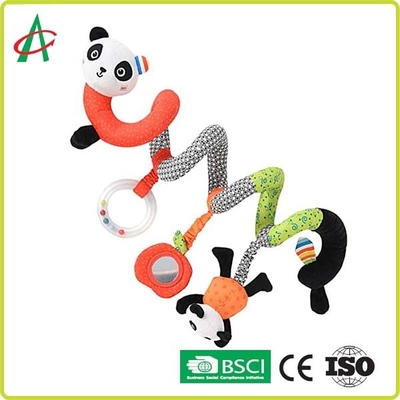 BSCI Baby Panda Plush Spiral Toy Dengan Cermin Disesuaikan