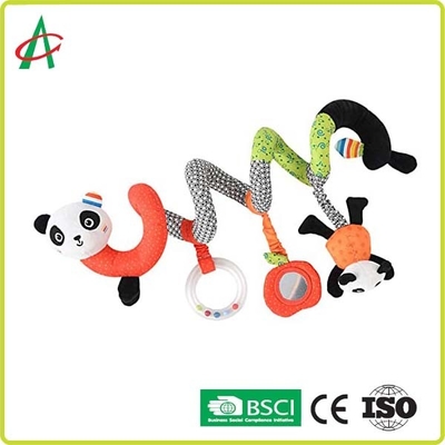 BSCI Baby Panda Plush Spiral Toy Dengan Cermin Disesuaikan