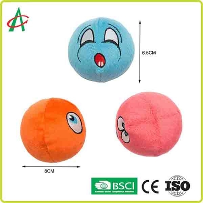 Mainan Hewan Peliharaan Kecil Berbentuk Bola Kustom Mewah Dengan Emoji Berbeda
