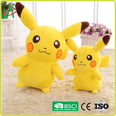 Kartun lucu boneka Pikachu mainan mewah boneka bantal hewan kabi