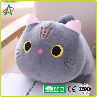 Sesuaikan 35cm Berukuran Sedang Cute Cat Stuffed Plush Toys Untuk Hadiah