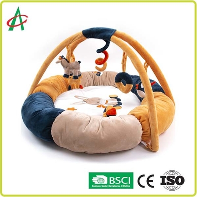 AZO Gratis kain bOA Baby Gym Play Mat Dengan Mini Mainan Hewan Mewah