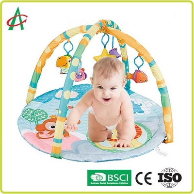CPSC Non Slip Washable Baby Tummy Time Mat Untuk Perkembangan Kognitif