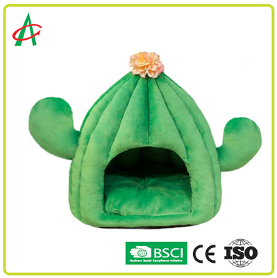 BSCI Plush Calming Pet Nest Untuk Kucing OEM ODM Dapat Diterima